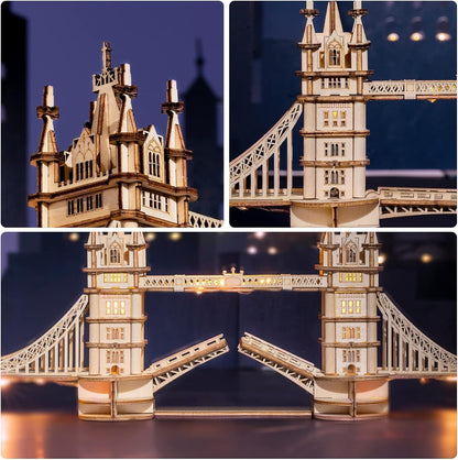 3D Wood Puzzle - London Tower Bridge