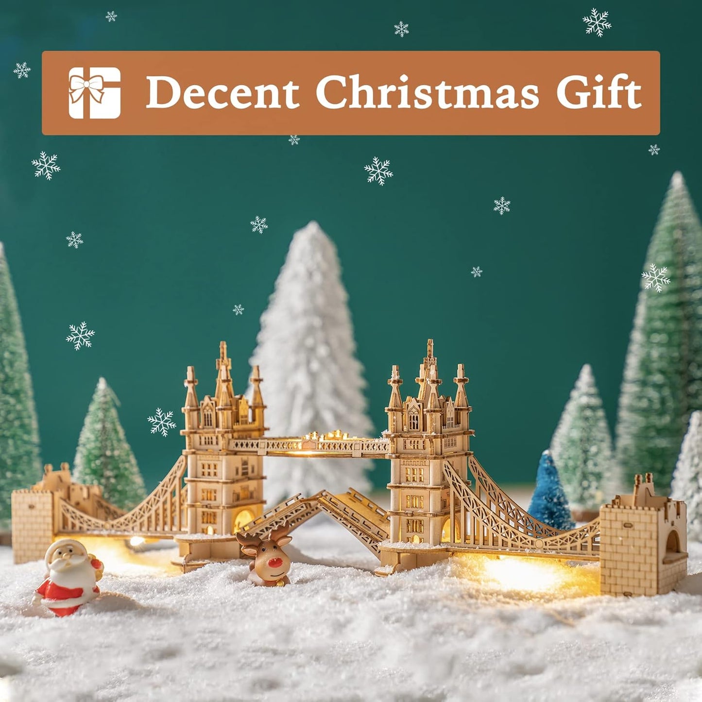 3D Wood Puzzle - London Tower Bridge