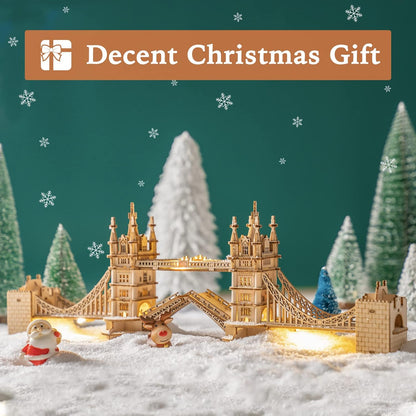 3D Wood Puzzle - London Tower Bridge