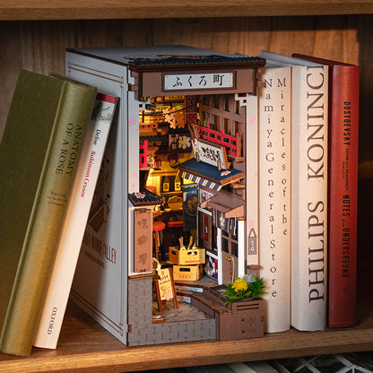 DIY Book Nook Kit - Sakura Wine Alley With LED Lights