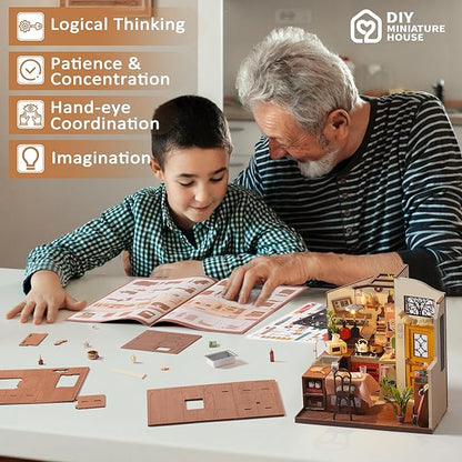 DIY Minature House With LED Light