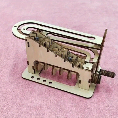 3D Wooden Mechanical Marble Run Puzzle