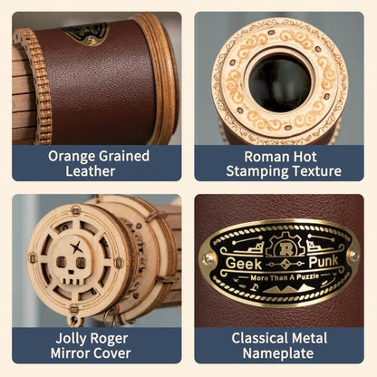3D Wood Puzzle - Telescope + Stand