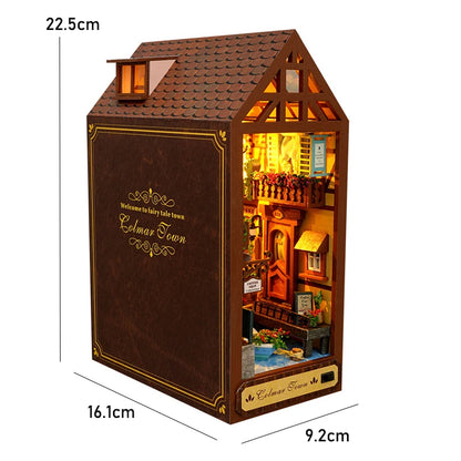 DIY Book Nook Insert Kit - Magic Library with LED Lights