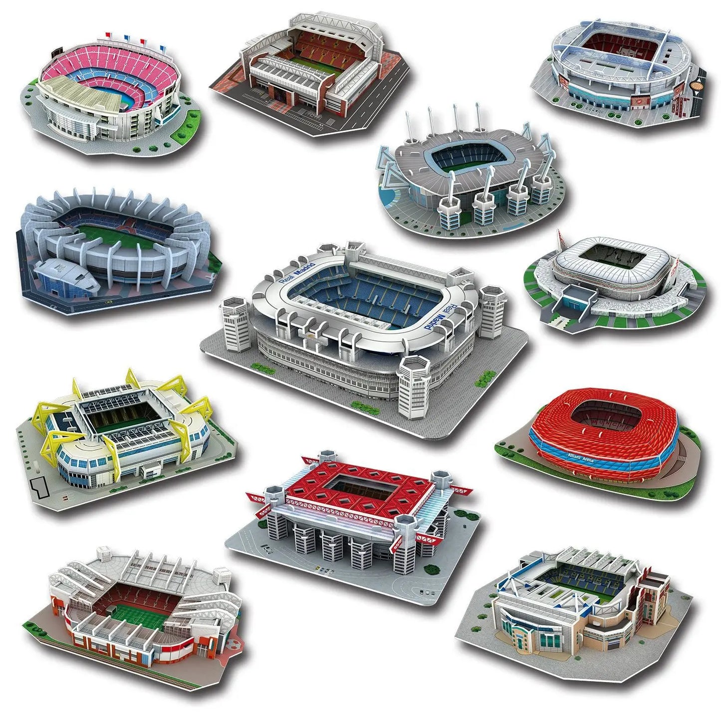 3D Miniature World Football Stadium Puzzle