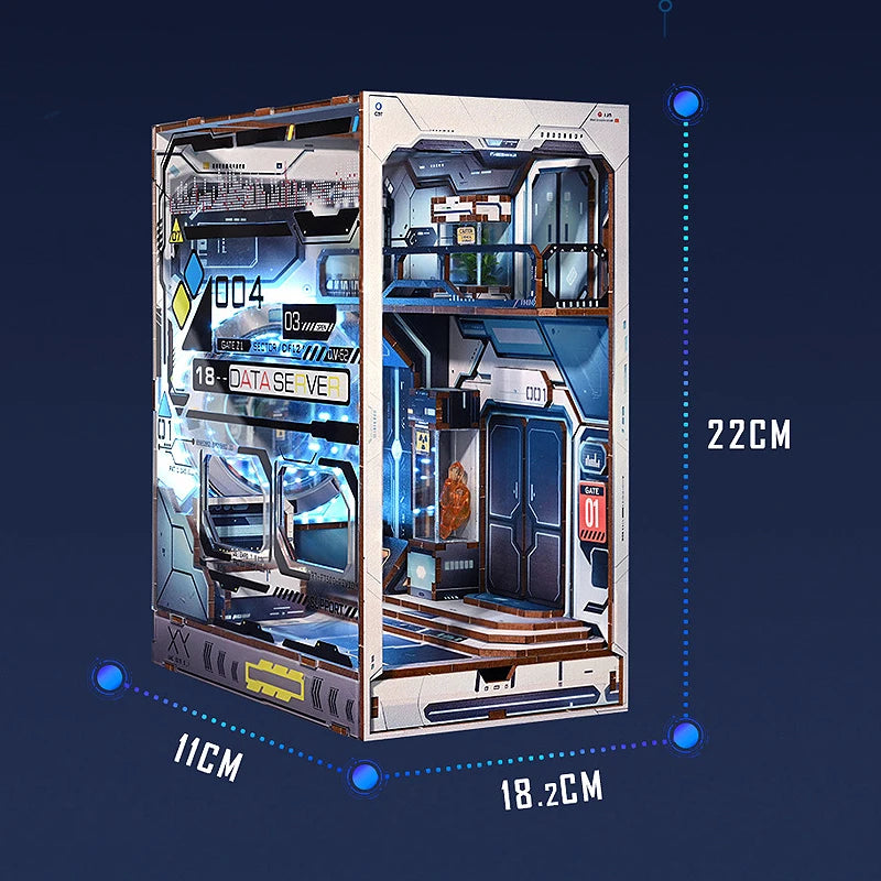 DIY Book Nook Insert Kit - Magic Library with LED Lights