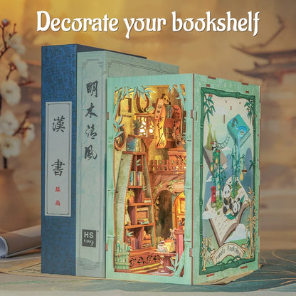 CUTEBEE DIY Book Nook - Panda Bookshop