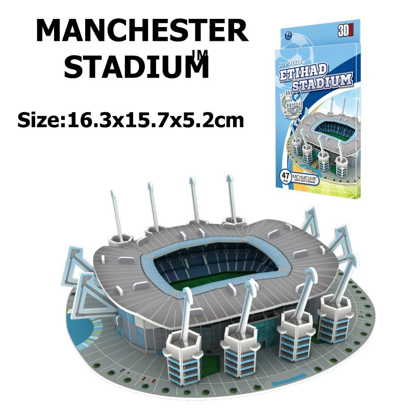 3D Miniature World Football Stadium Puzzle