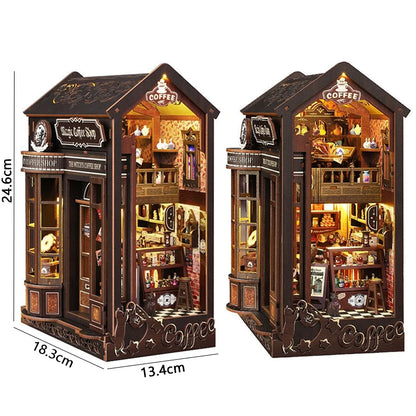 DIY Book Nook Insert Kit - Magic Library with LED Lights