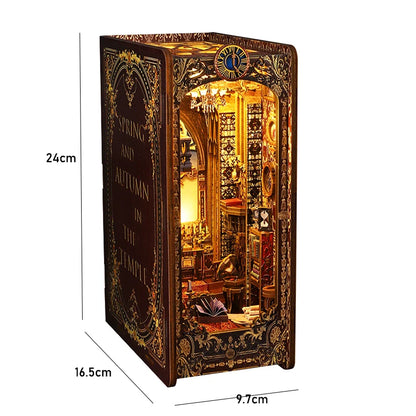 DIY Book Nook Insert Kit - Magic Library with LED Lights