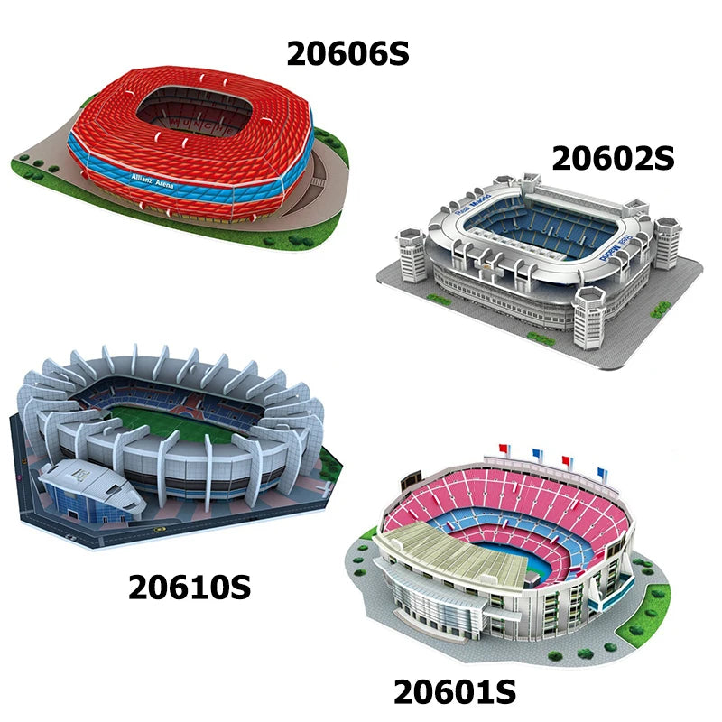 3D Miniature World Football Stadium Puzzle