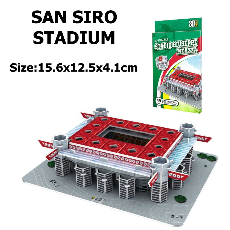 3D Miniature World Football Stadium Puzzle