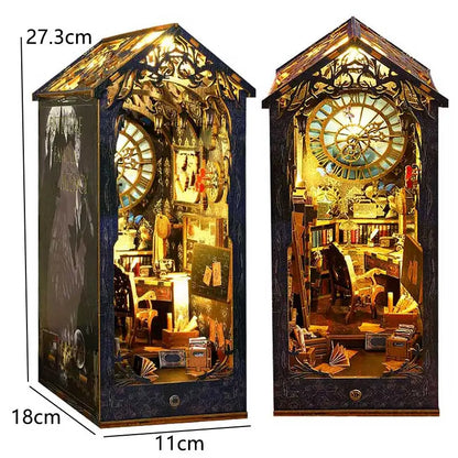 DIY Book Nook Insert Kit - Magic Library with LED Lights