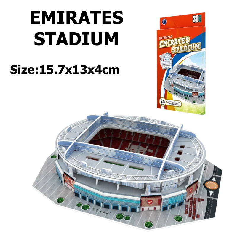 3D Miniature World Football Stadium Puzzle