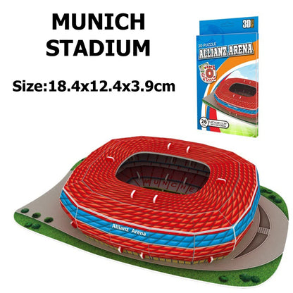 3D Miniature World Football Stadium Puzzle
