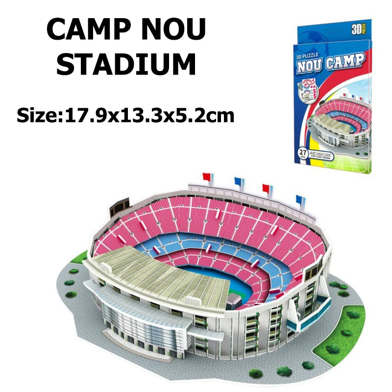 3D Miniature World Football Stadium Puzzle