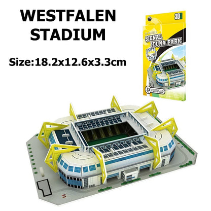 3D Miniature World Football Stadium Puzzle