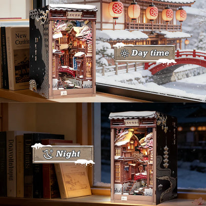 CUTEBEE DIY Book Nook - Kyoto Snow Whisper