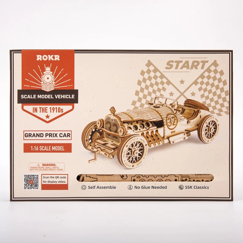 3D Wood Puzzle - Classic Model Car