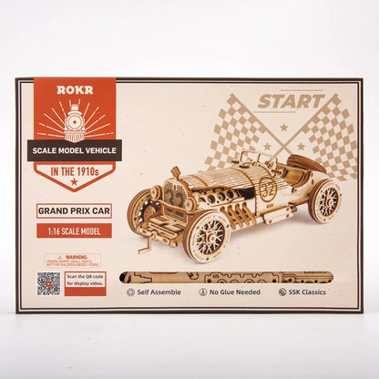 3D Wood Puzzle - Classic Model Car