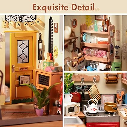 DIY Minature House With LED Light