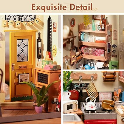 DIY Minature House With LED Light