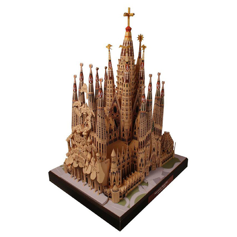 DIY 3D Paper Model Building Kit - Spain Sagrada Familia
